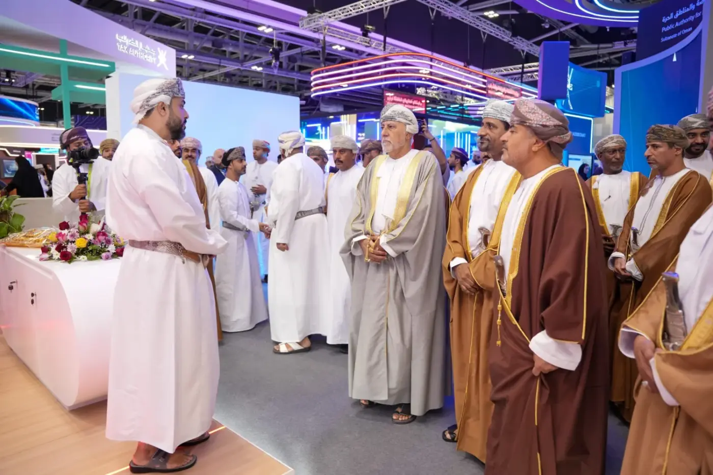 Networking at COMEX, Oman Convention & Exhibition Centre